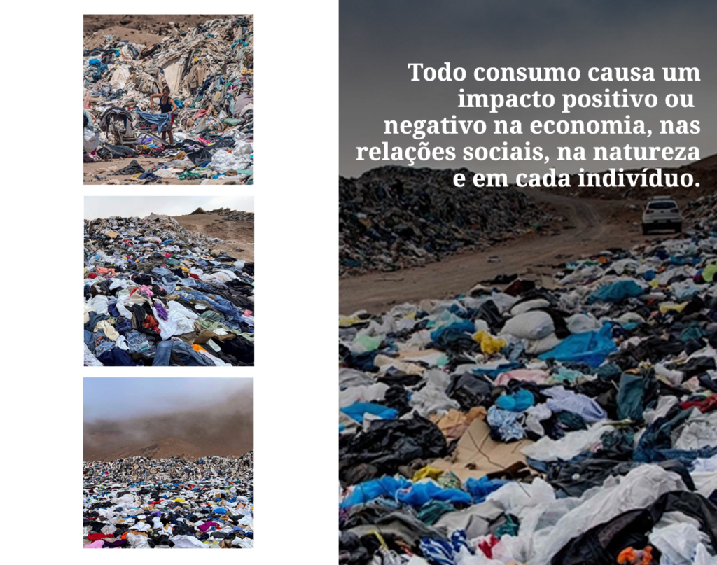 Todo consumo causa um impacto positivo ou negativo na economia, nas relações sociais, na natureza e em cada indivíduo.